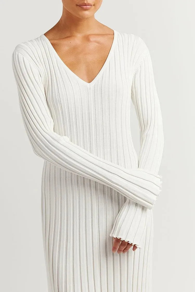 Chic Personalized Knit Dress