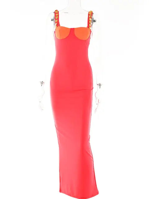 Elegant Strapless Sexy Bodycon Maxi Dress